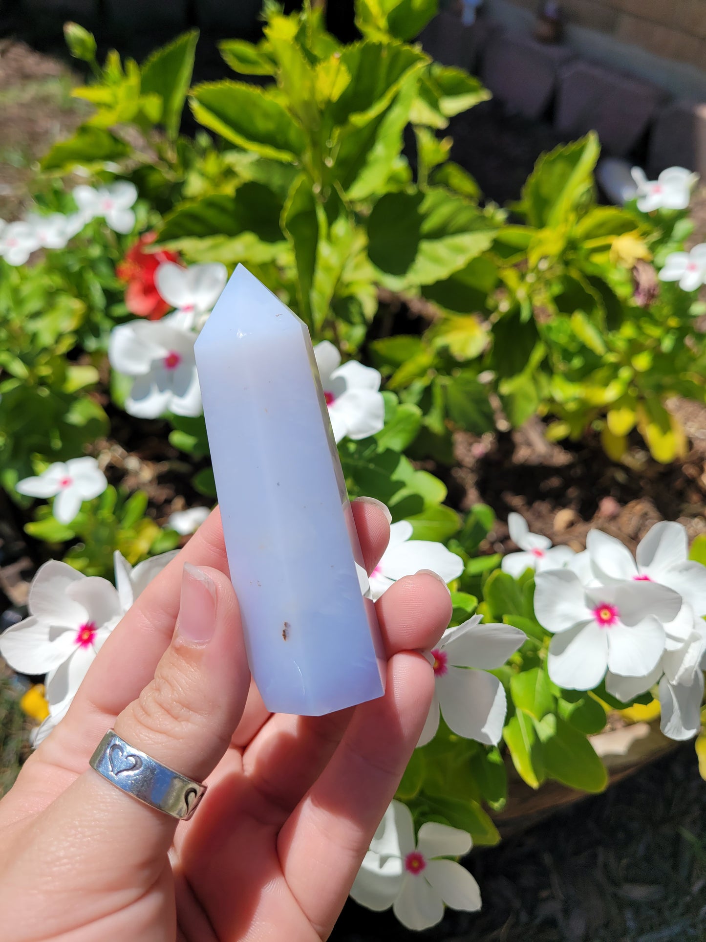 Blue Chalcedony Tower