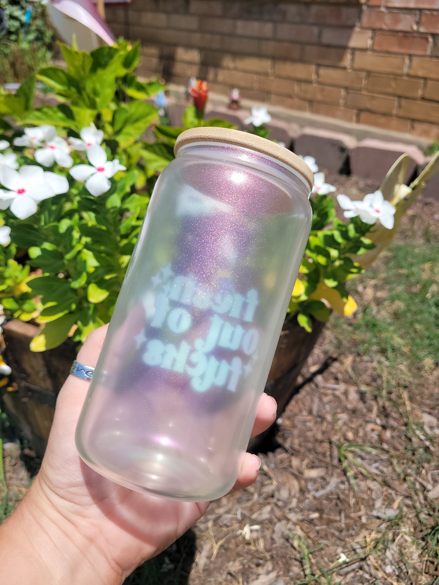 Fresh Out Of Fucks Glass Cup - 16 oz