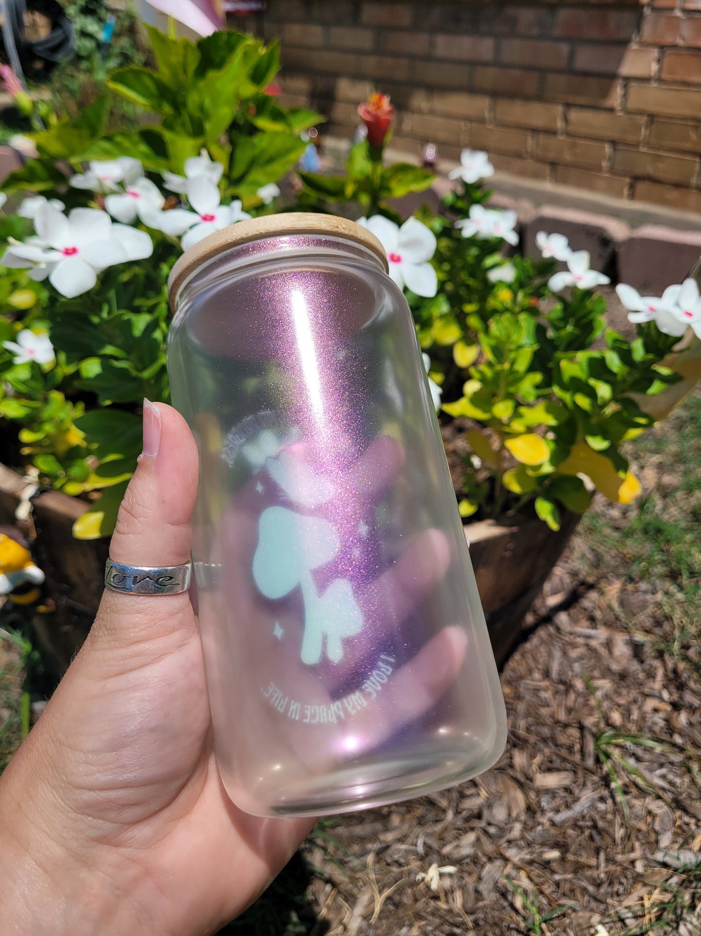 I am Proud Glass Cup - 16 oz