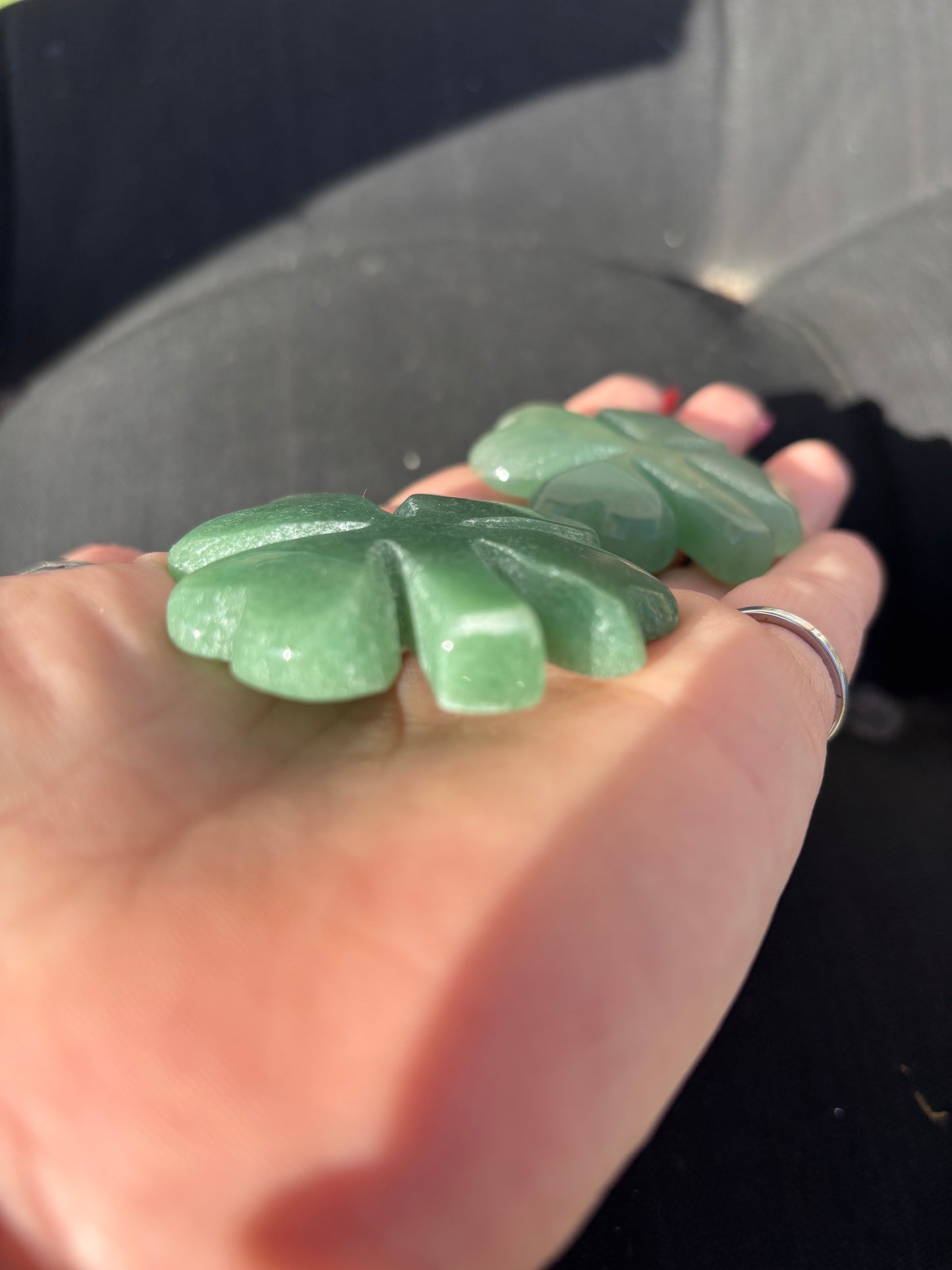 Green Aventurine Shamrock
