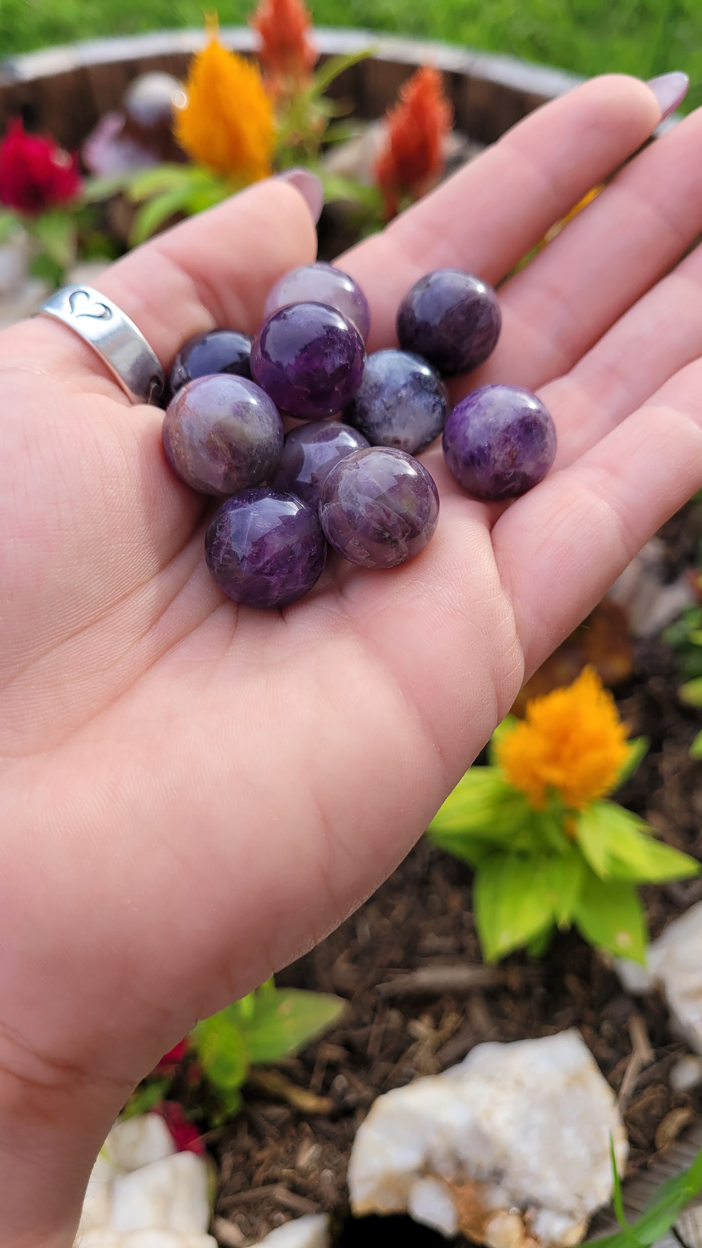 Mini Amethyst Sphere
