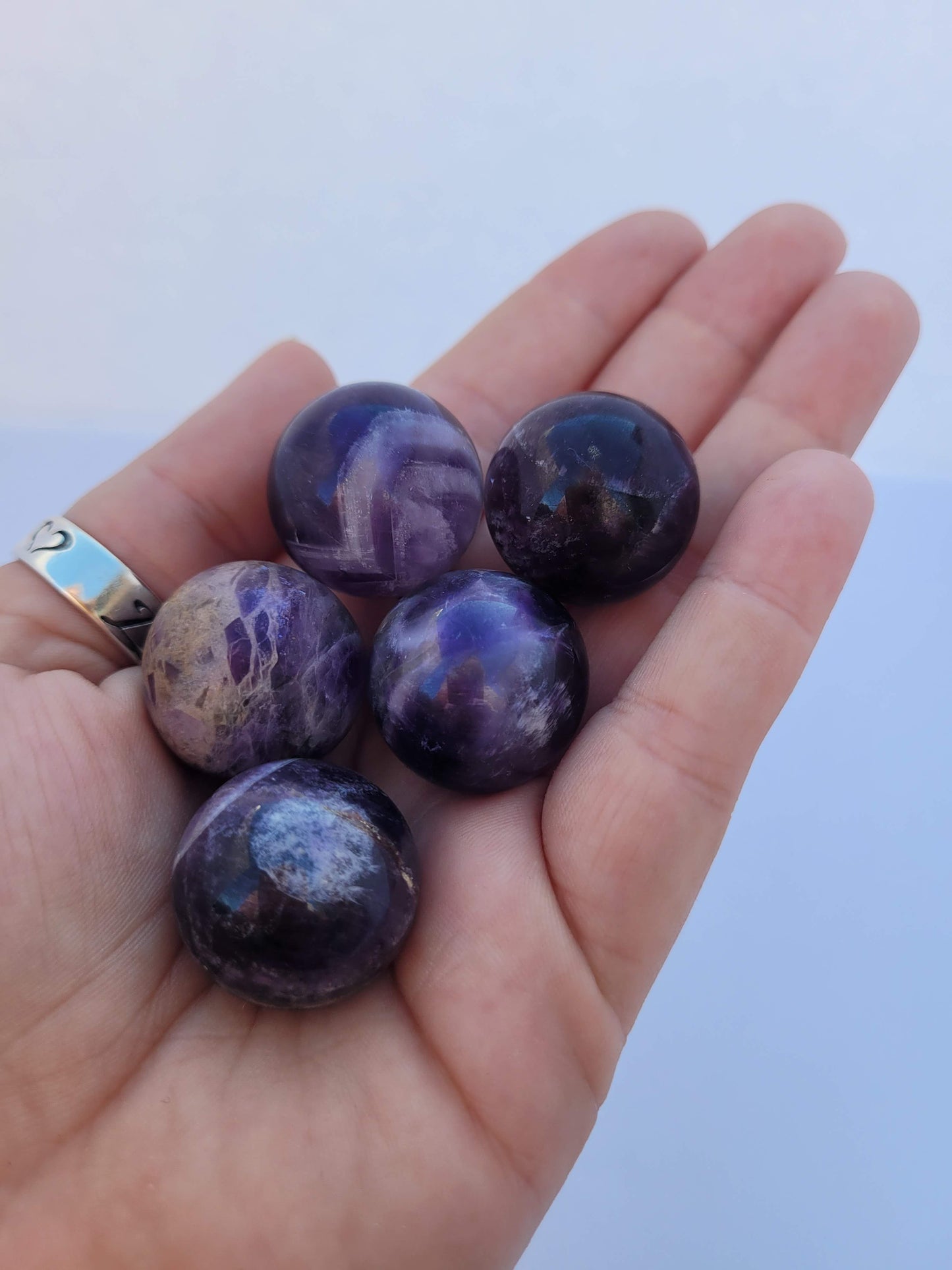 Amethyst Small Sphere - 1in x 1in