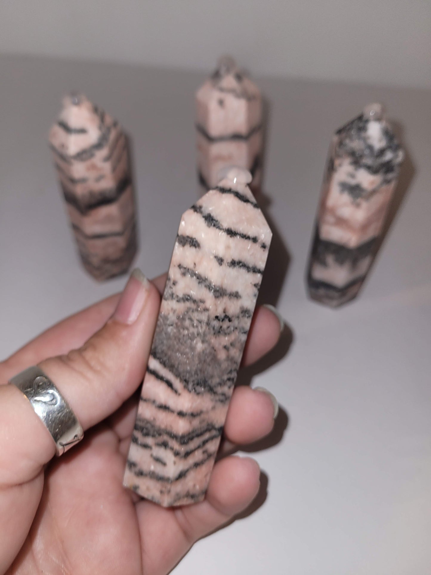 Pink Zebra Tower (Small - 4.3oz to 4.7oz)