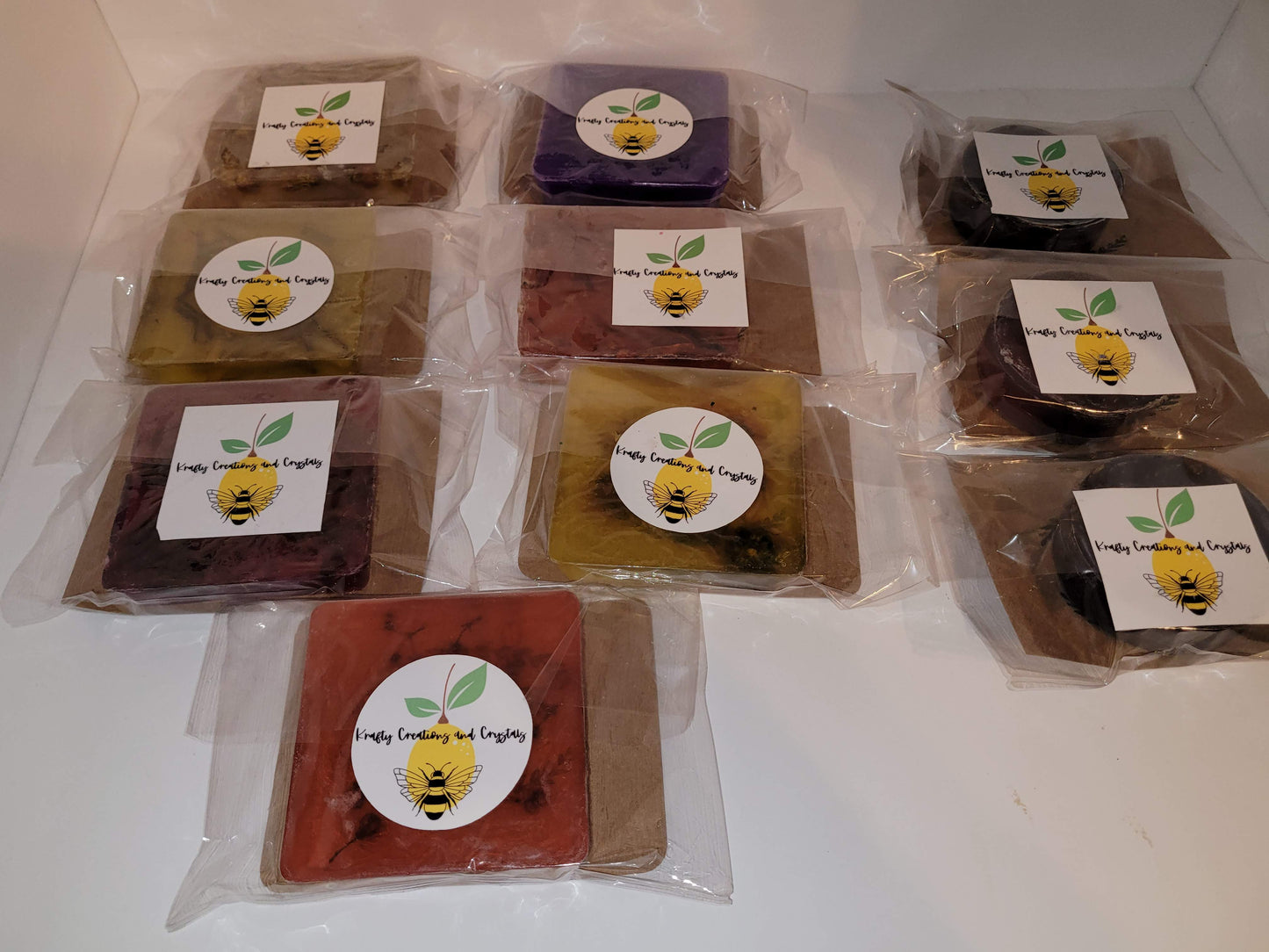 Honey Soap Bar with Dried Flowers