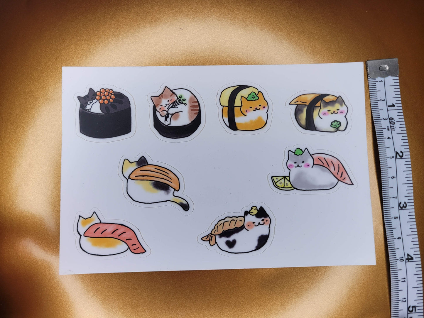 Sushi Cat Sticker Set