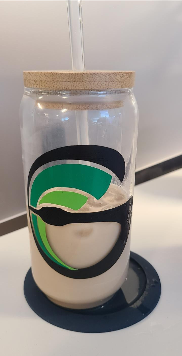 Customizable Glass Cup (Your Logo)