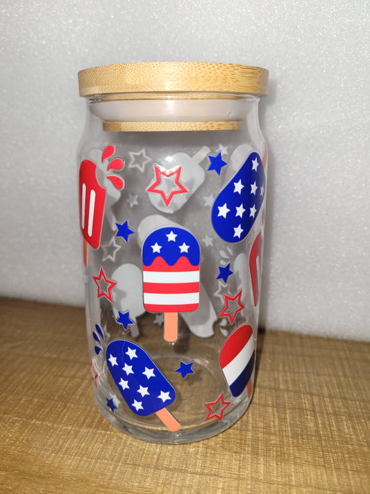 July Glass Cup - 16 oz