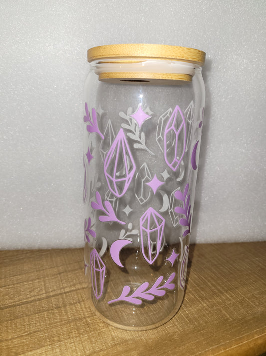 Purple Magic Glass Cup - 20 oz