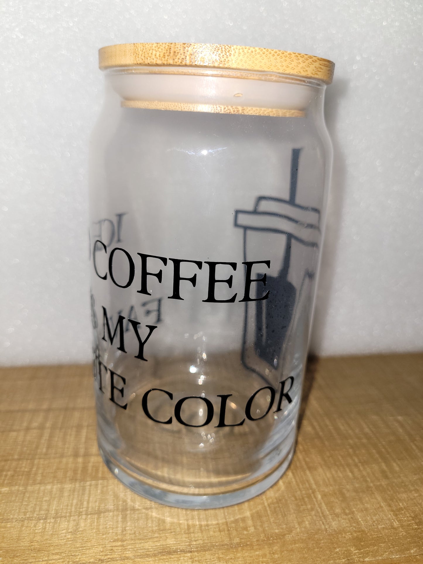 Iced Coffee Glass Cup - 16 oz
