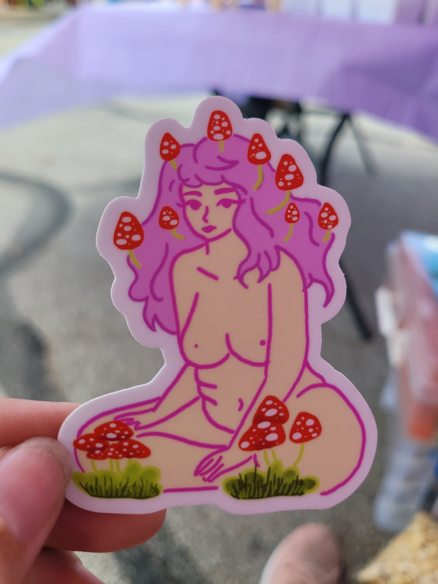 Mushie Gal Sticker