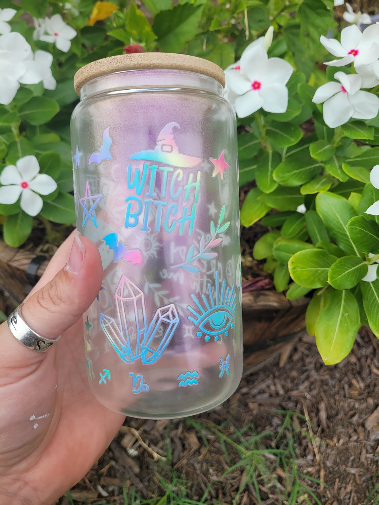 Spell Book Glass Cup - 16 oz