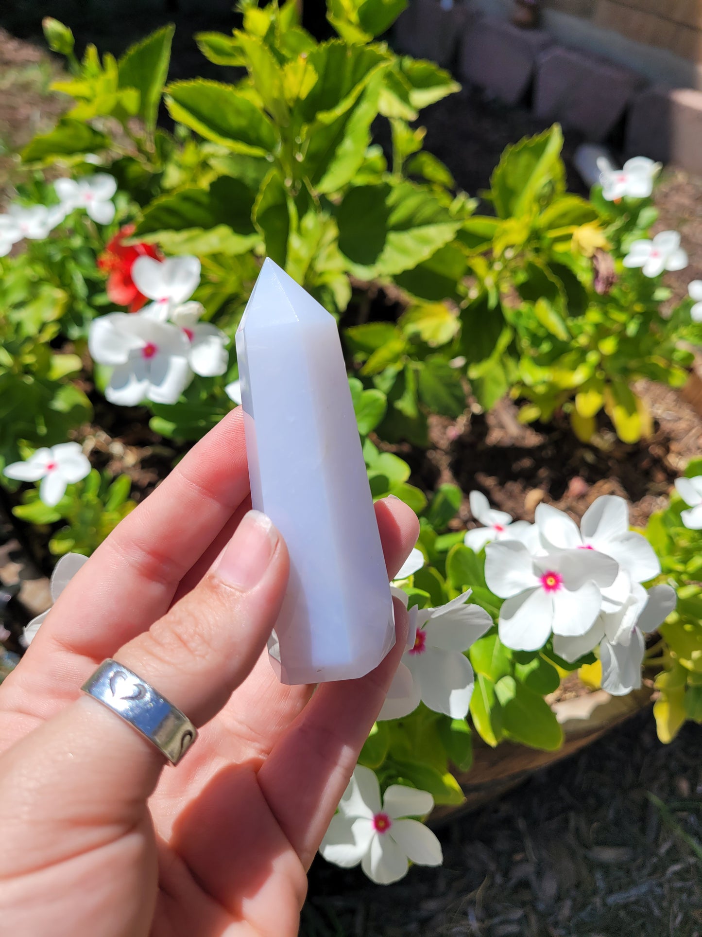 Blue Chalcedony Tower