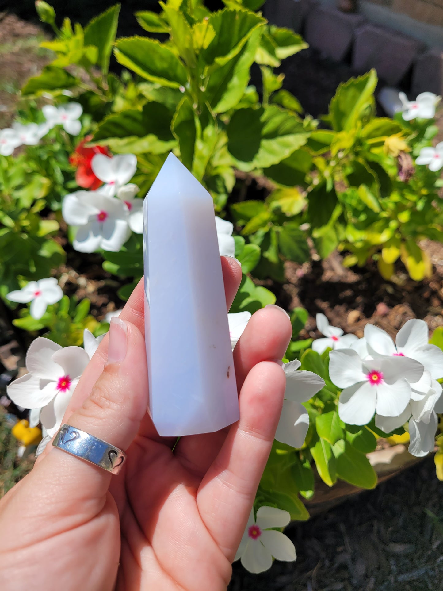 Blue Chalcedony Tower