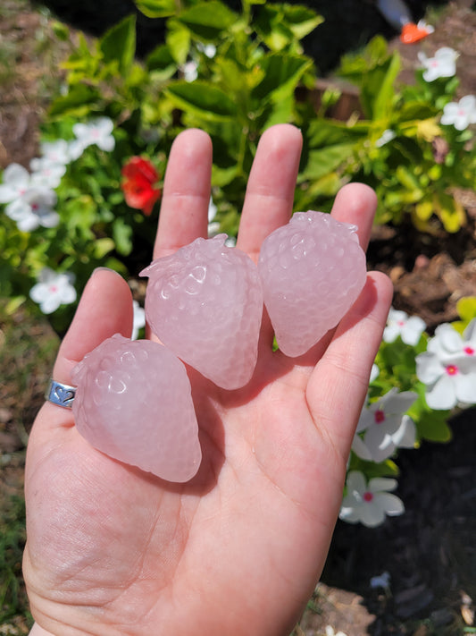 Rose Quartz Strawberries