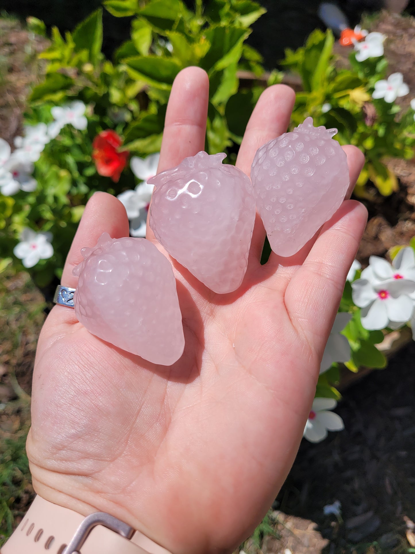 Rose Quartz Strawberries