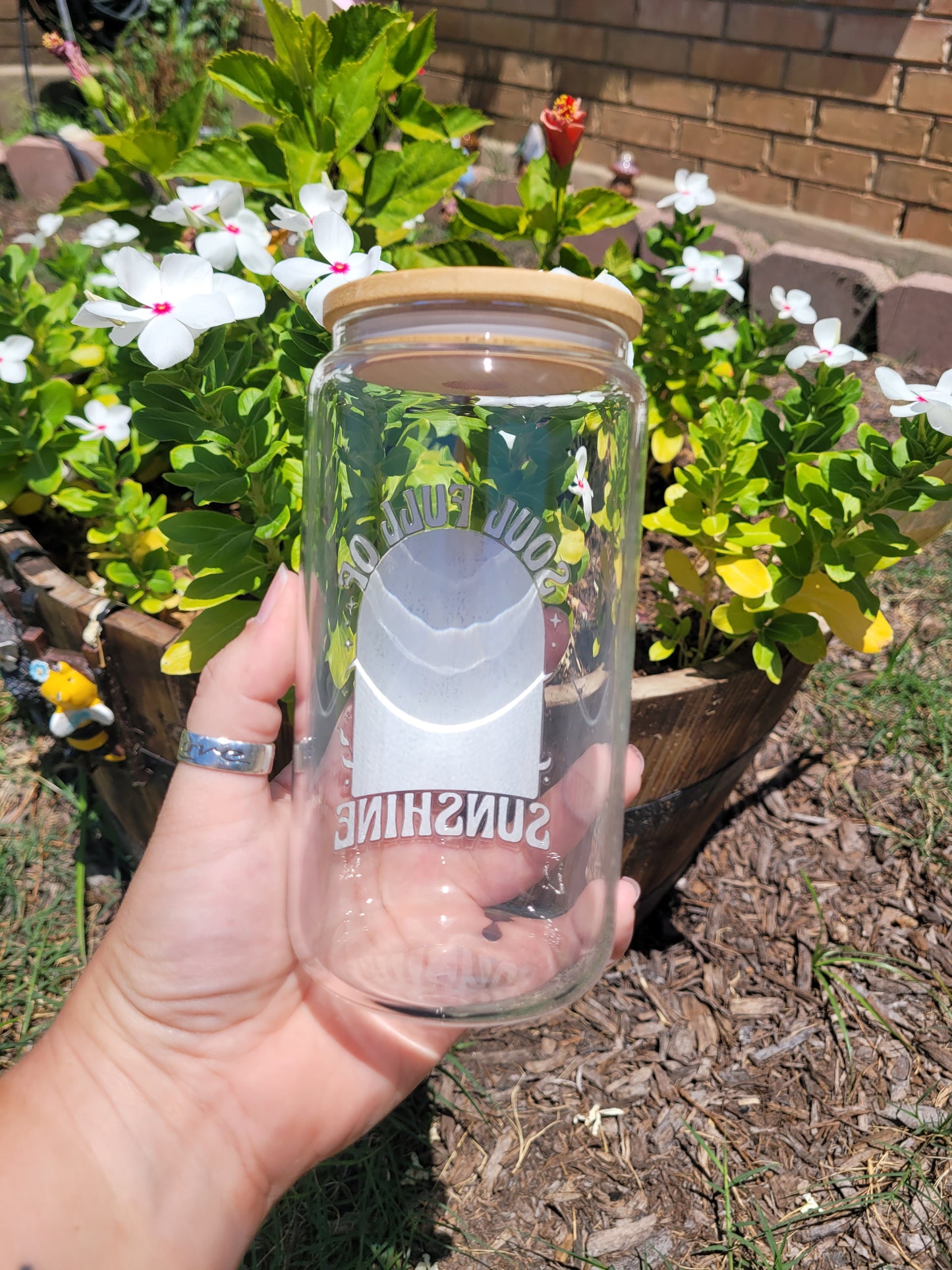 Sunshine Glass Cup - 16 oz