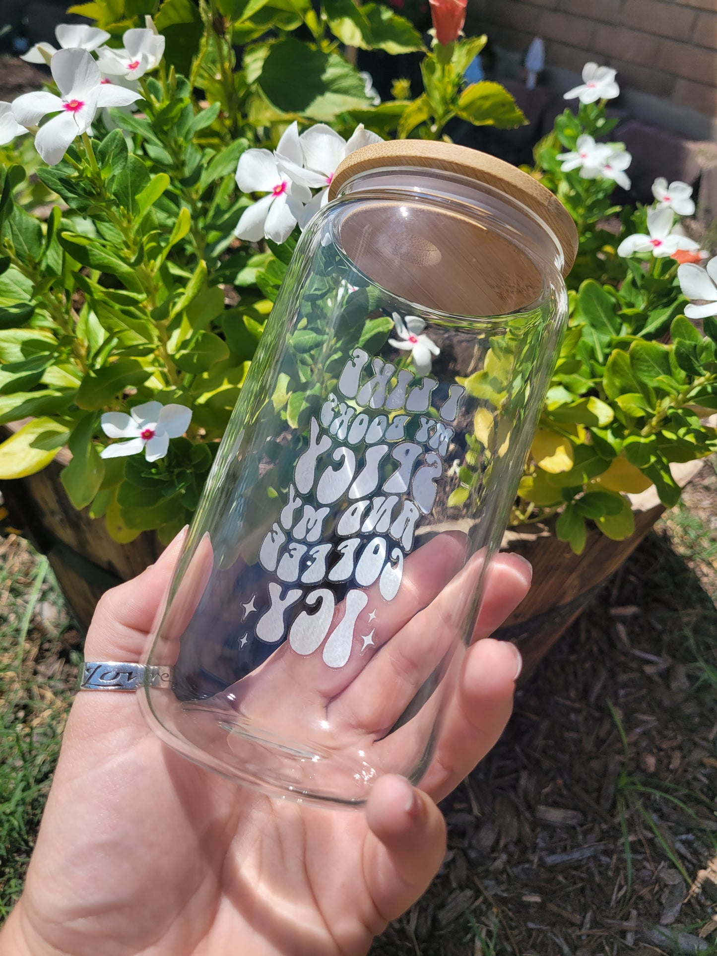Spicy Icey Glass Cup - 16 oz