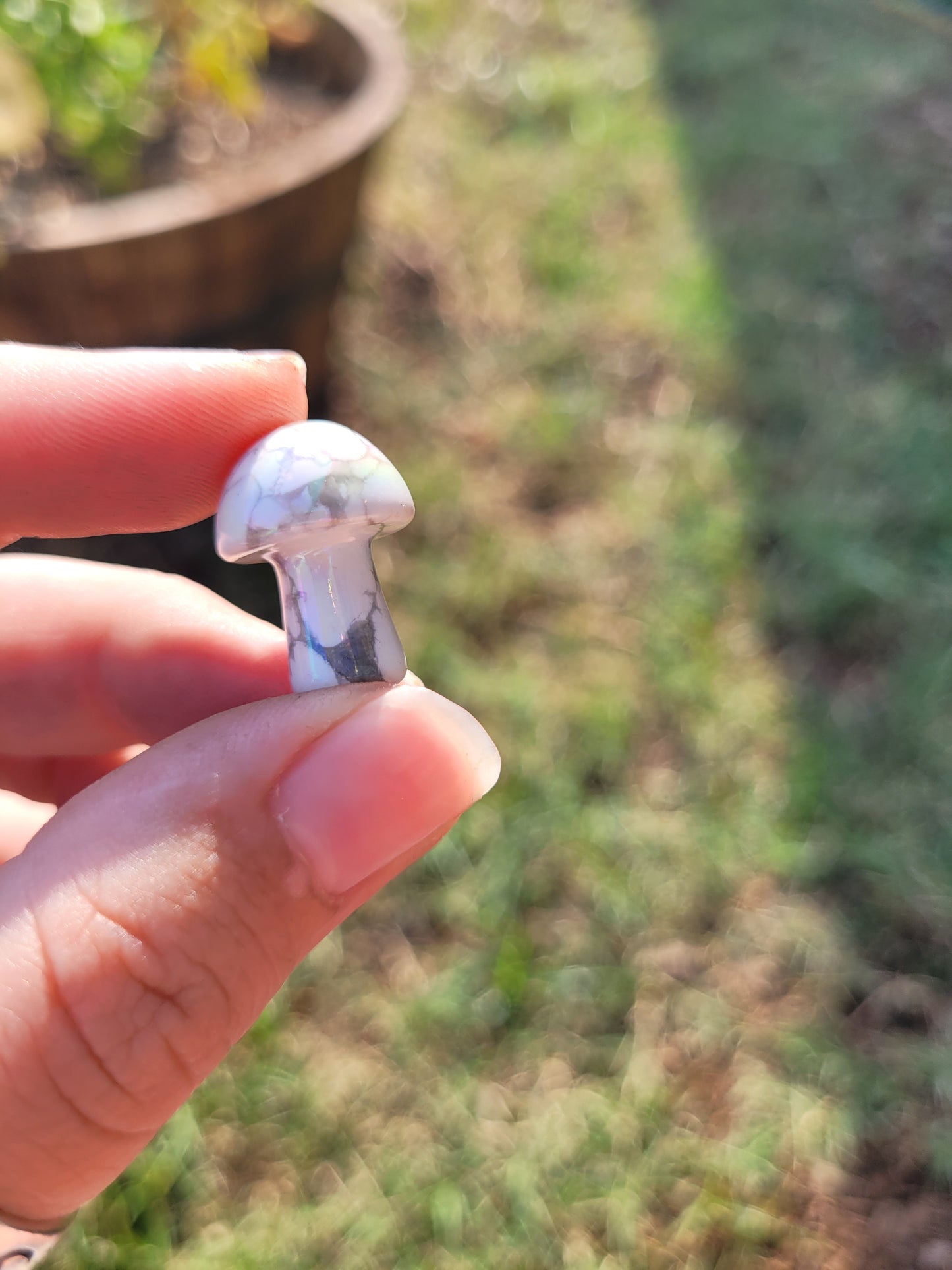Aura Howlite Mushie