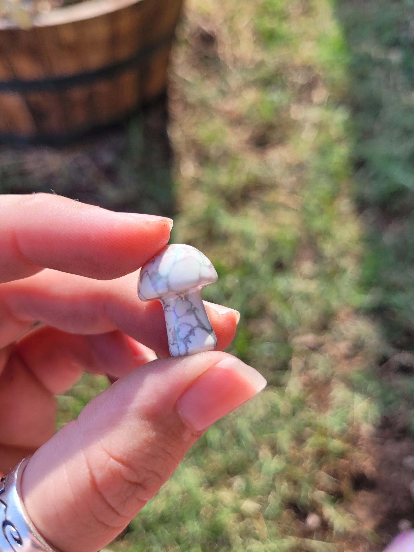 Aura Howlite Mushie