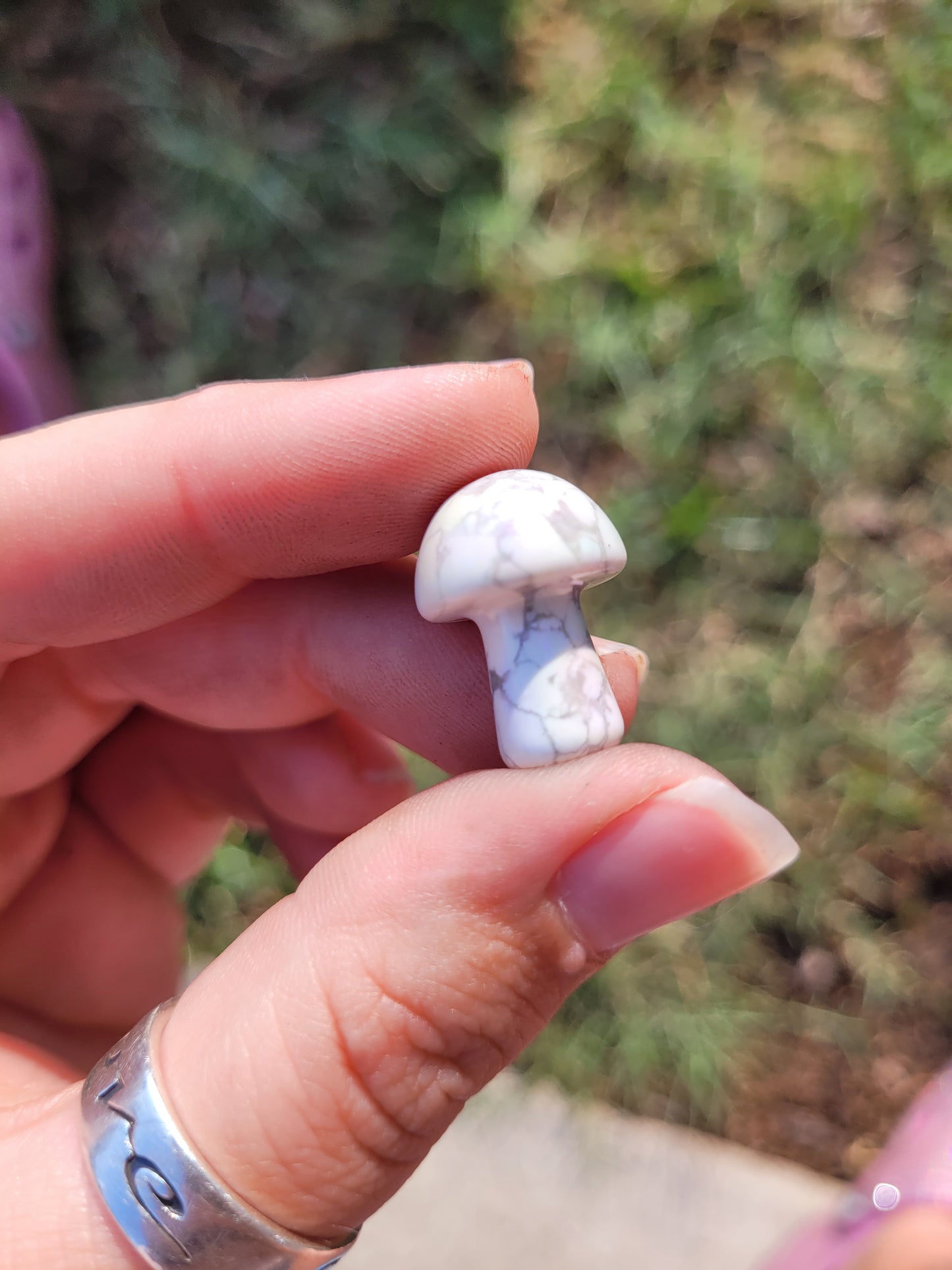 Aura Howlite Mushie