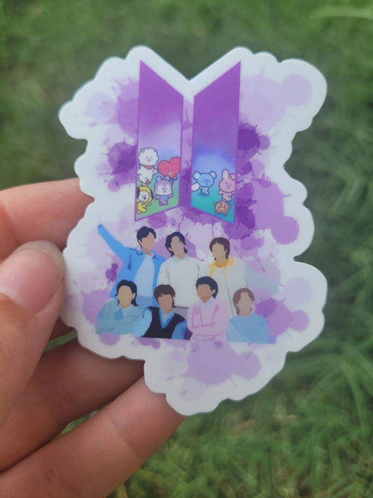 BTS Group Sticker