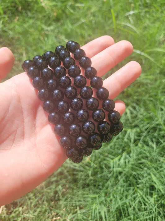 Black Obsidian Crystal Bracelet