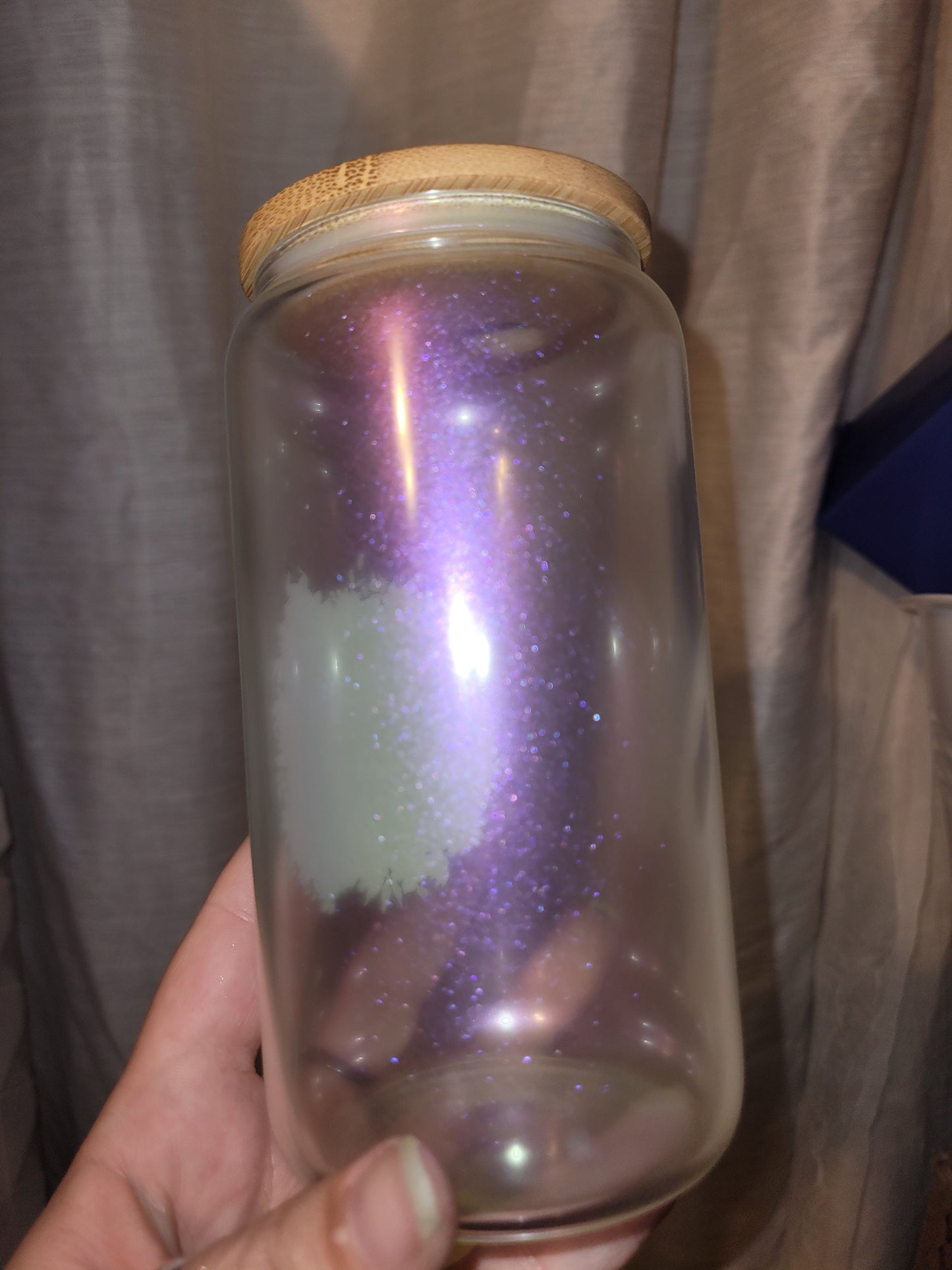 Oogie Wreath Glass Cup - 16 oz