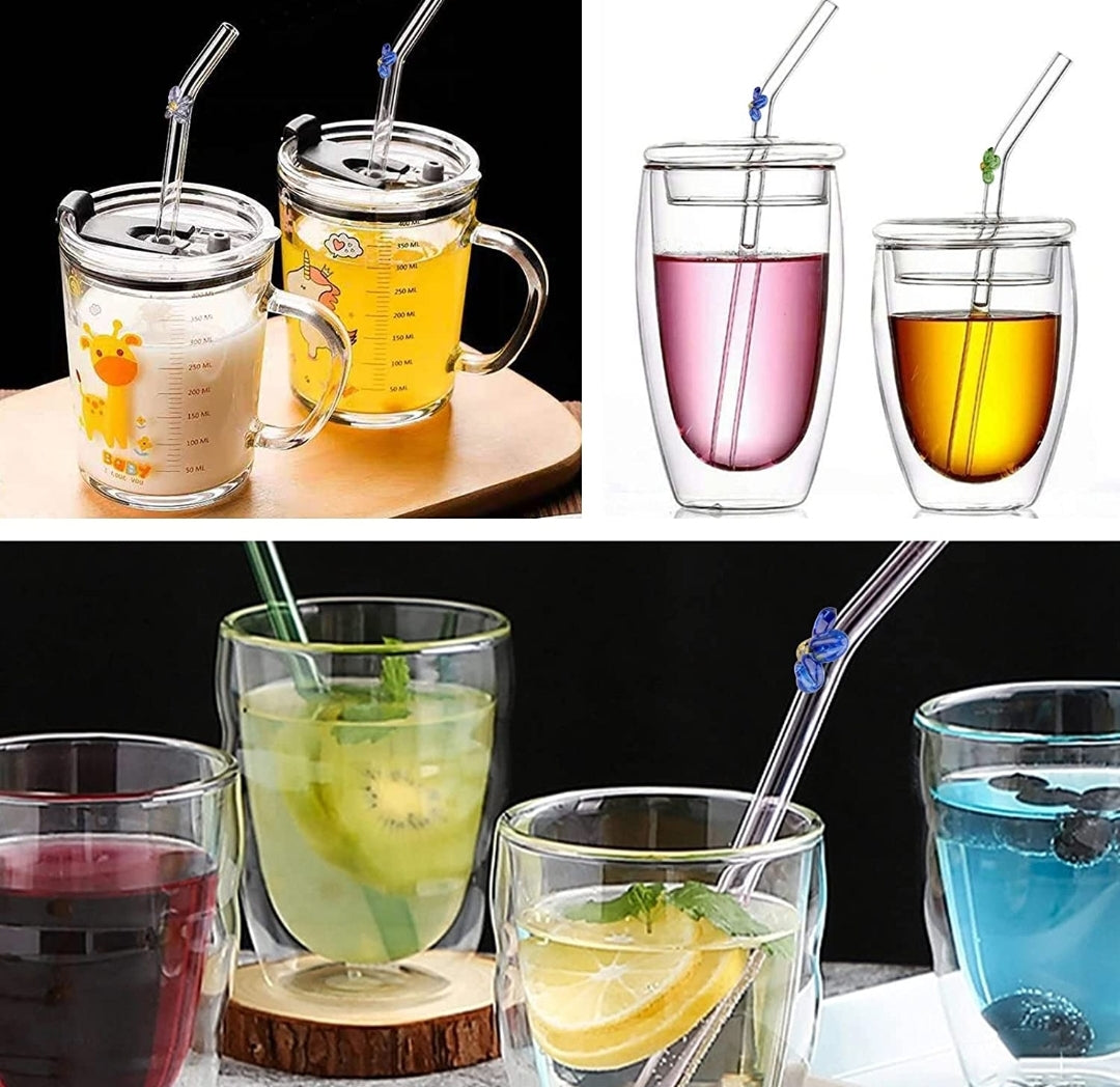 Glass Straw Add On with Topper