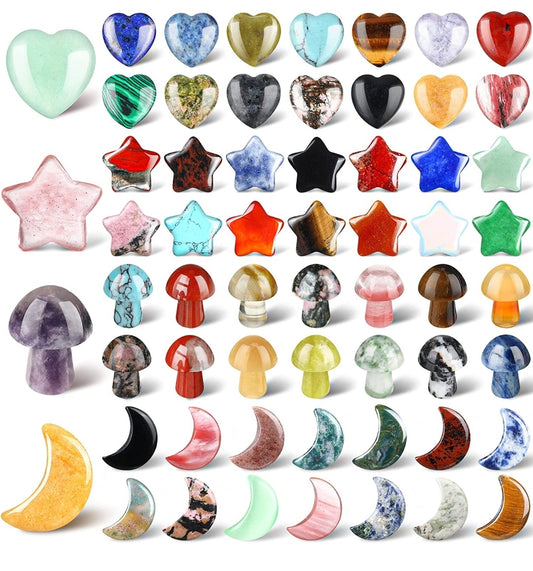 Assorted Mini Moon, Star and Hearts