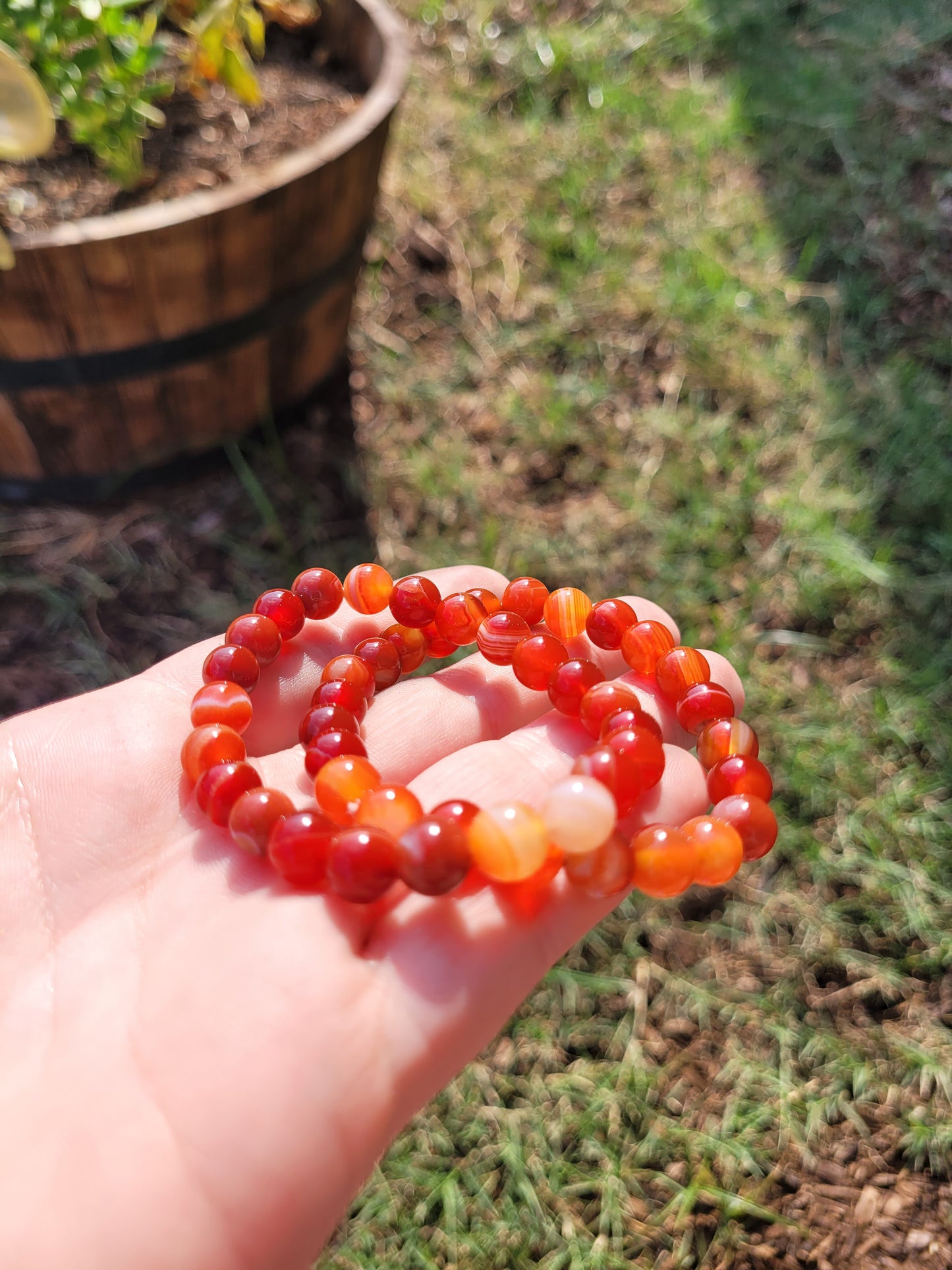 Carnelian Bracelet (8mm)