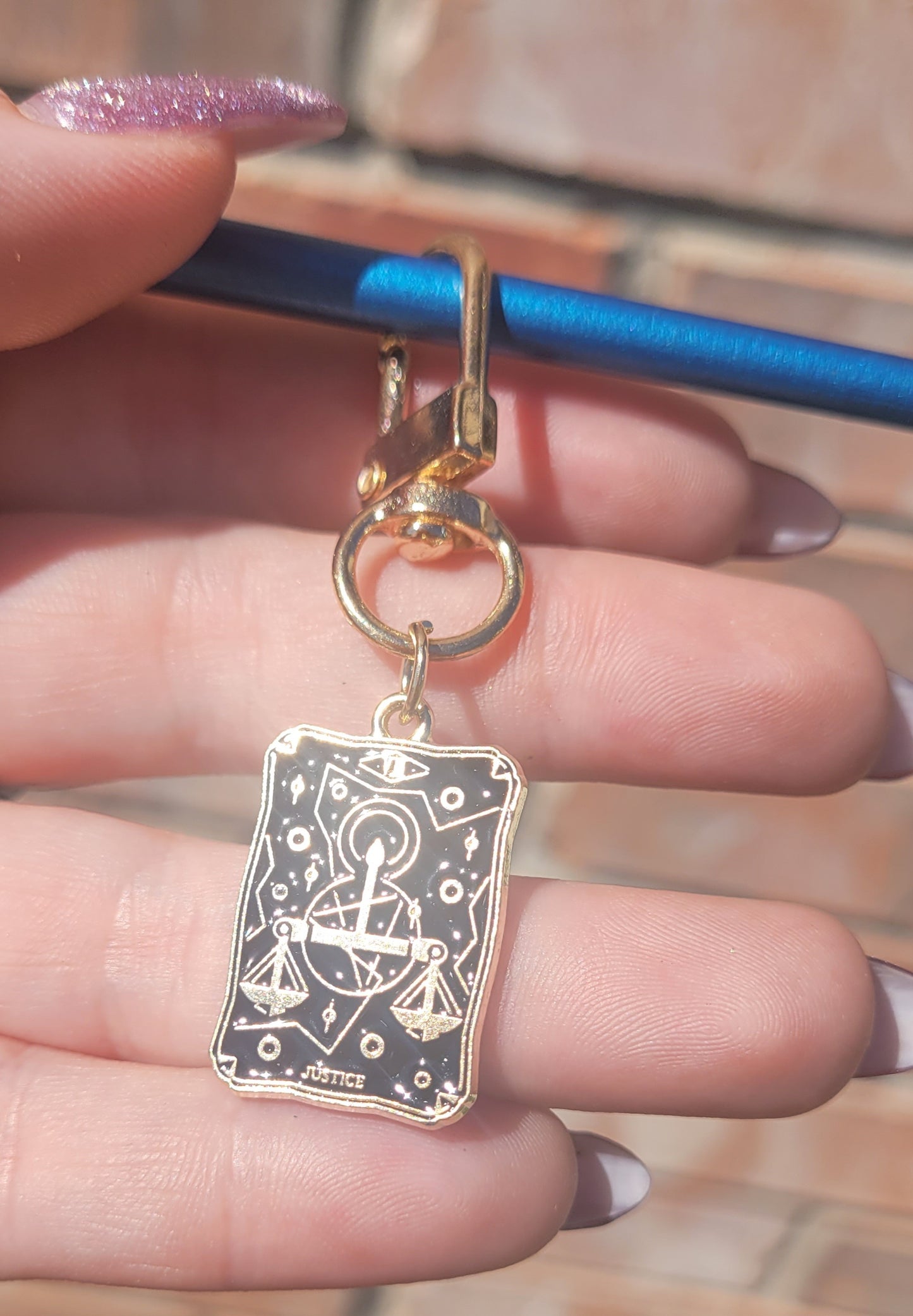 Tarot Card Key Chain