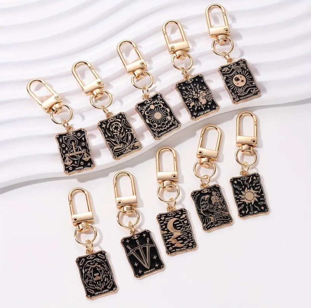 Tarot Card Key Chain