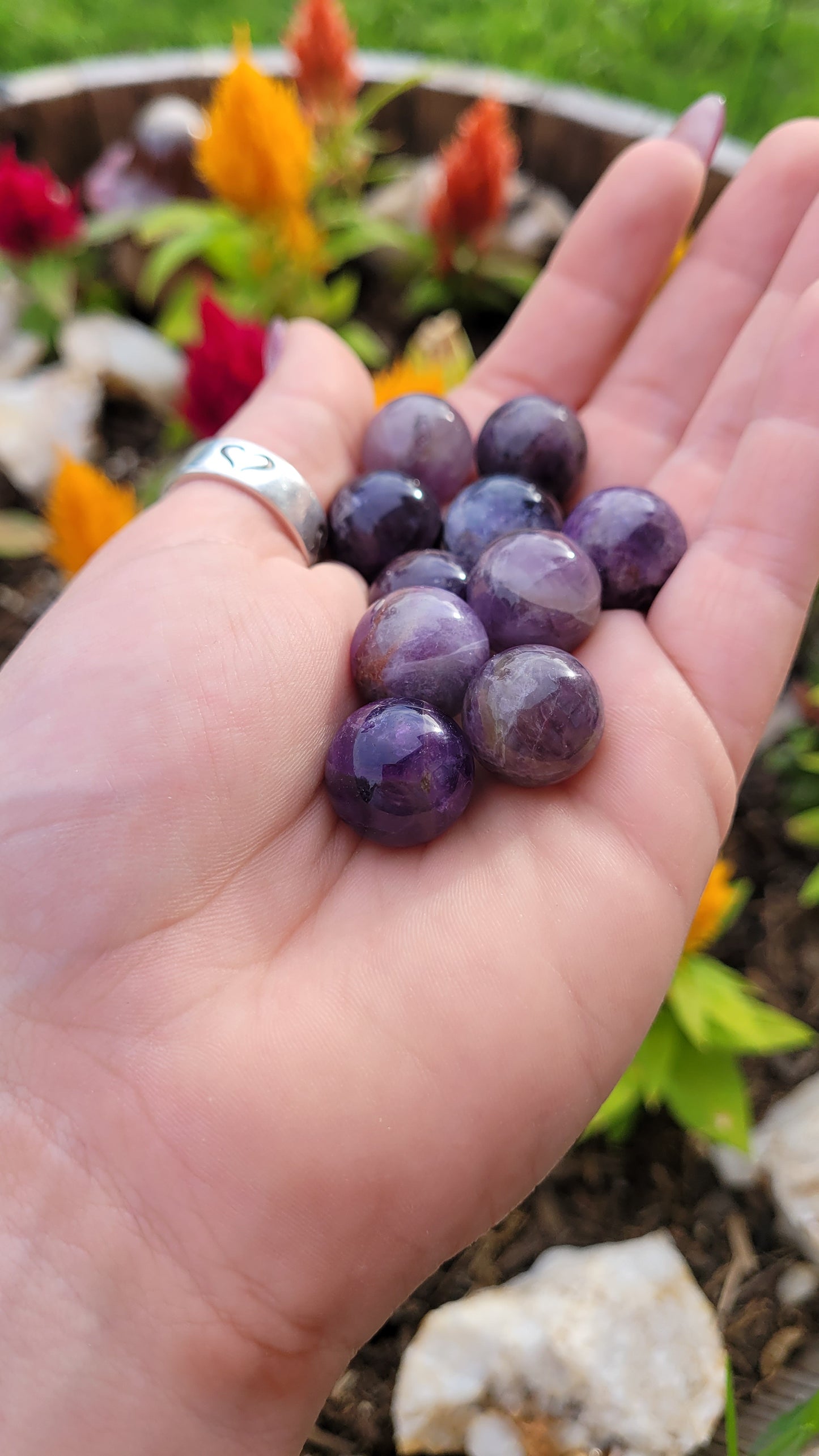 Mini Amethyst Sphere