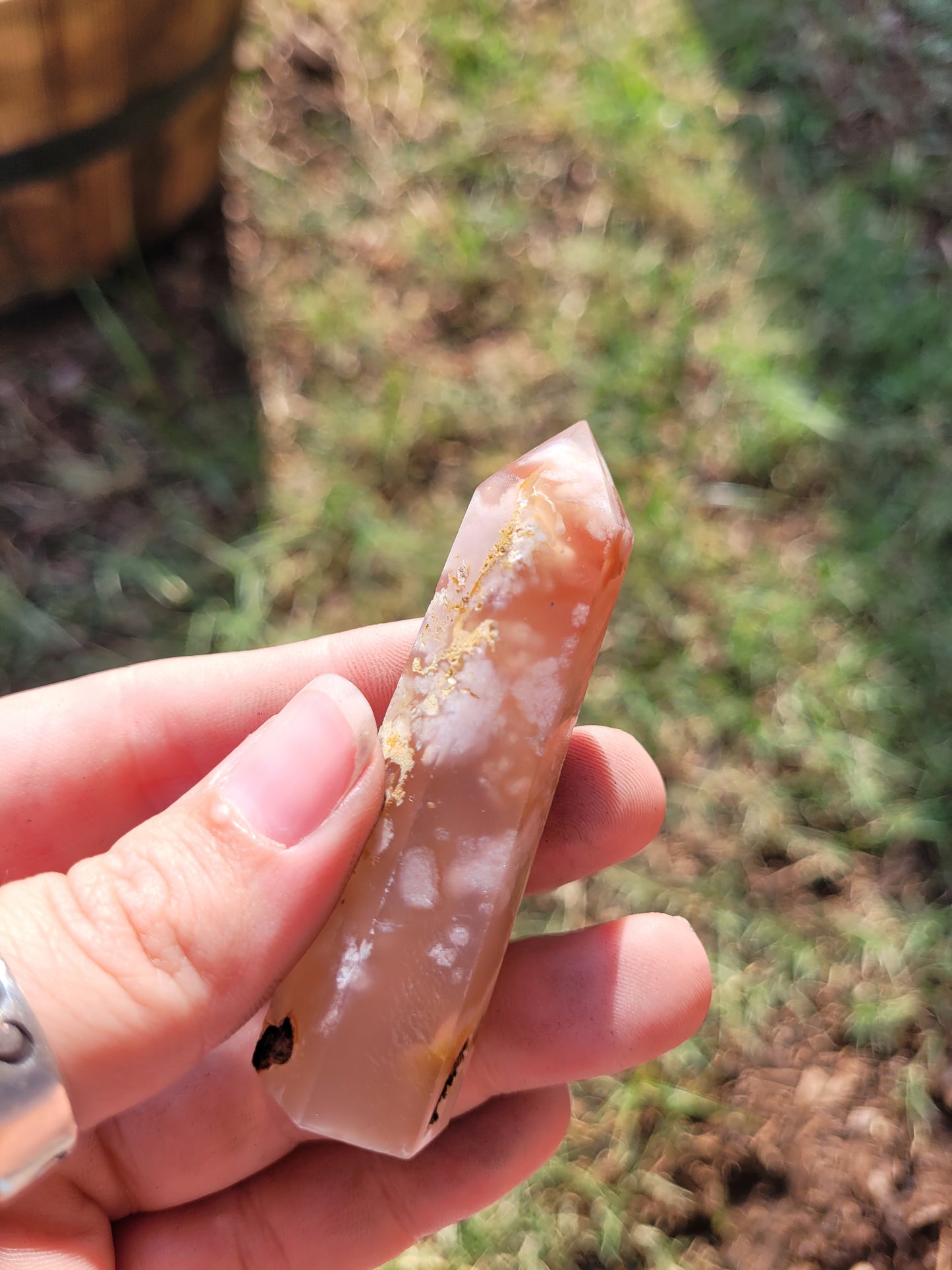 Flower Agate Tower (XSmall)