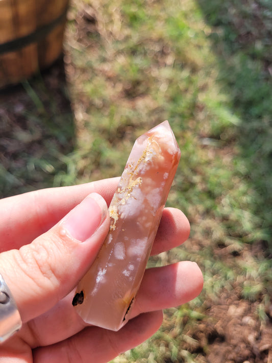 Flower Agate Tower (XSmall)