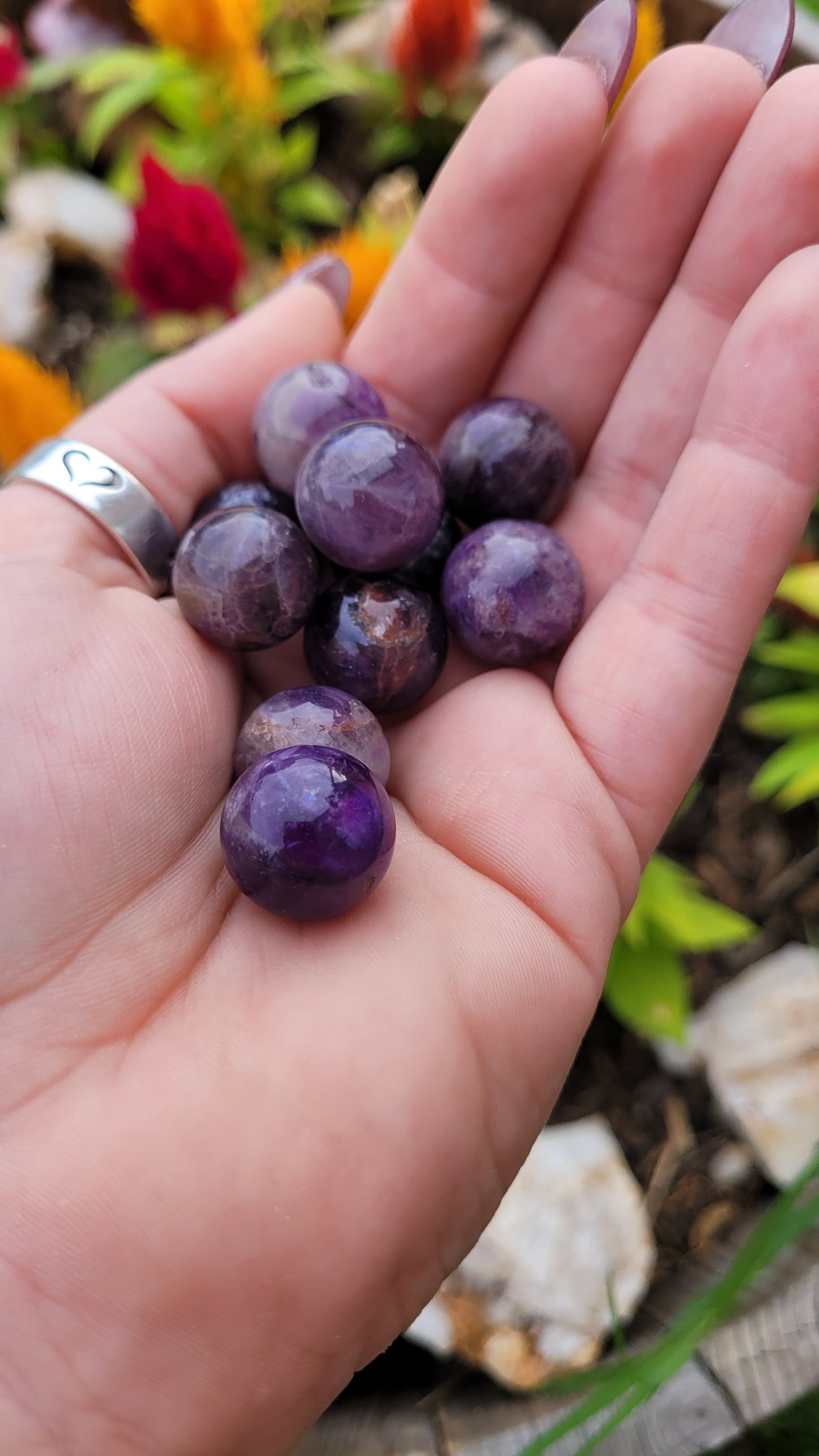 Mini Amethyst Sphere