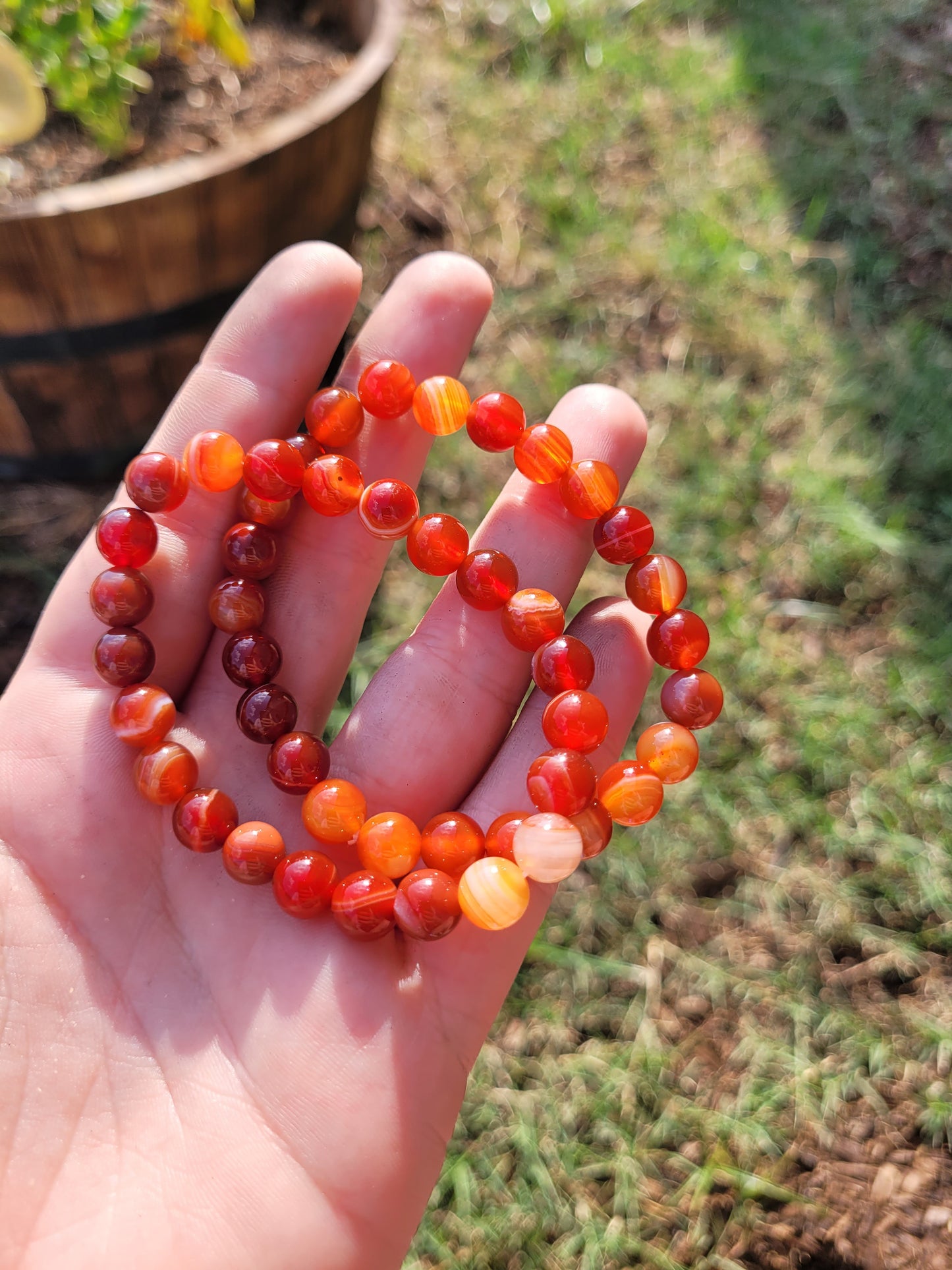 Carnelian Bracelet (8mm)