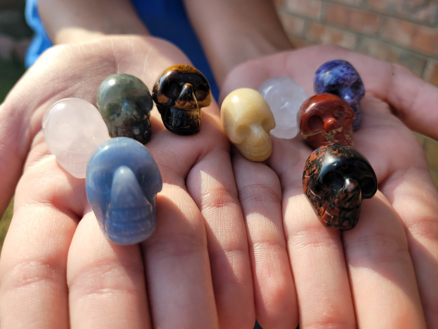 Random Mini Skull Crystal Carving