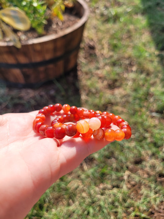 Carnelian Bracelet (8mm)