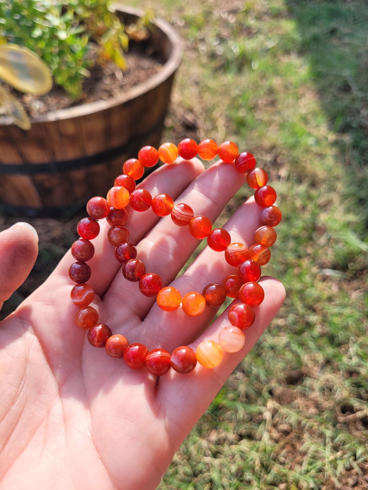 Carnelian Bracelet (8mm)