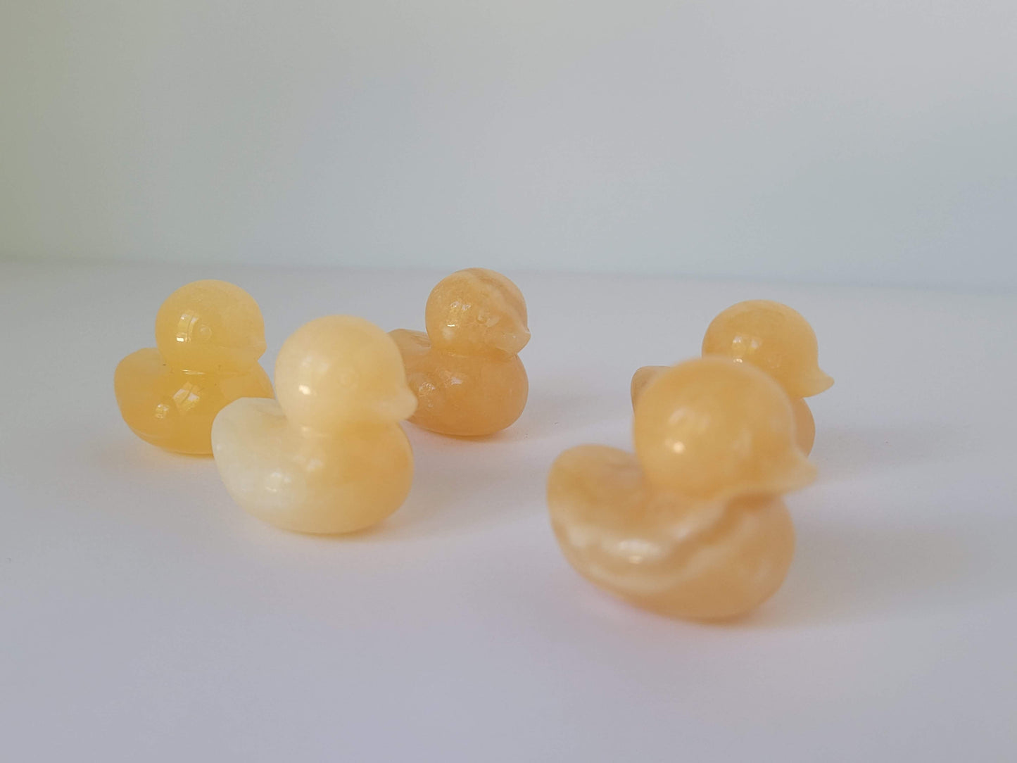 Yellow Calcite Ducks (Small)