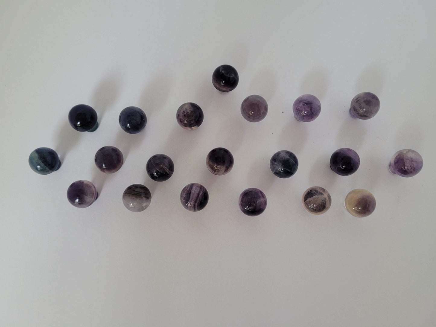 Colorful Fluorite Mini Mushrooms