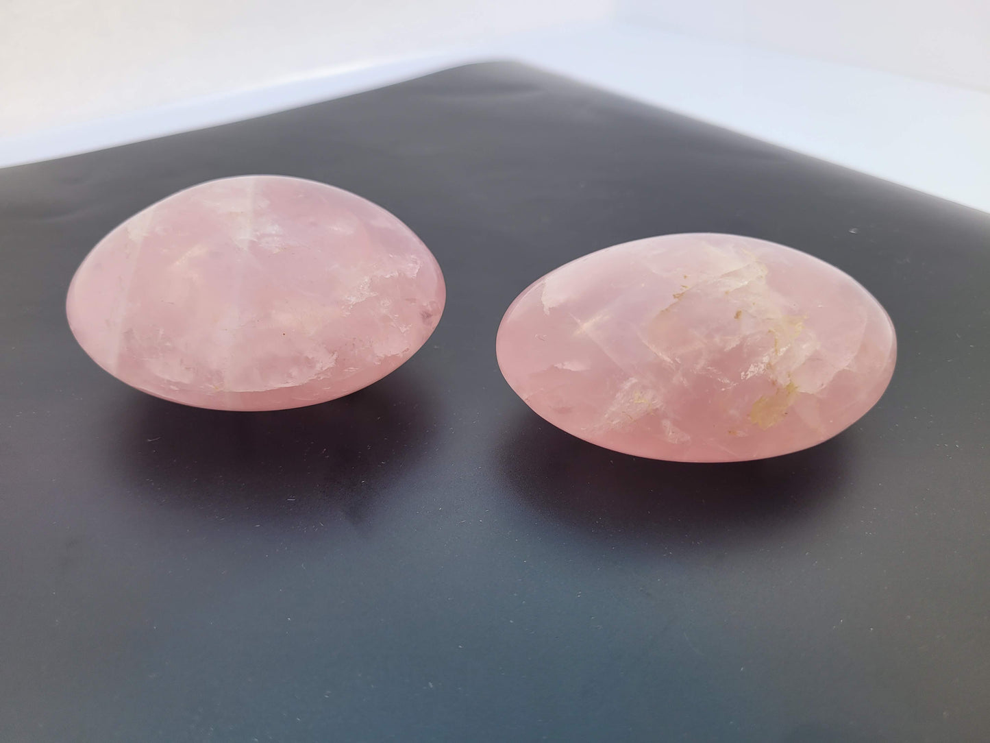 Rose Quartz Palm Stones (Large)