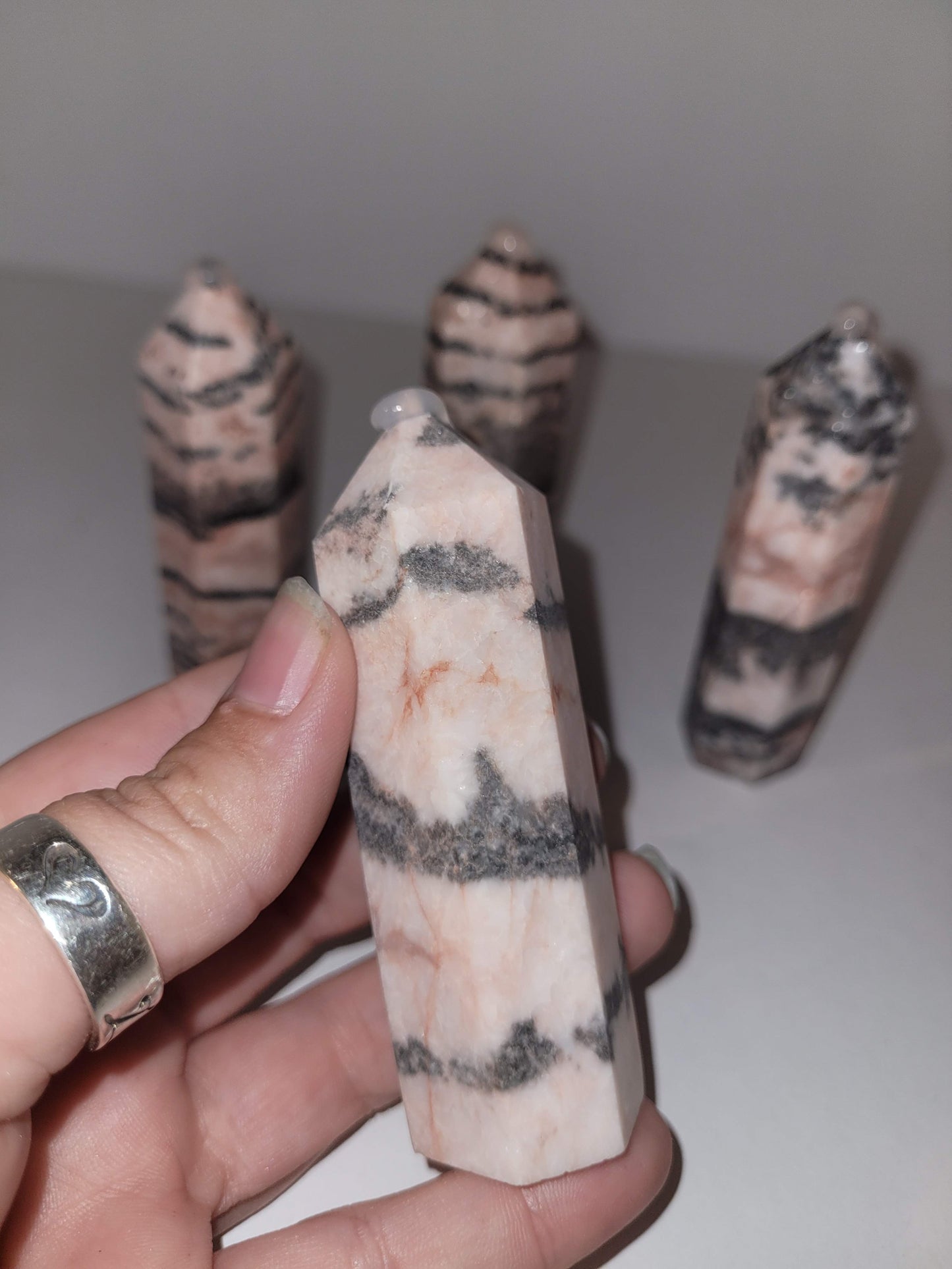 Pink Zebra Tower (Small - 4.3oz to 4.7oz)