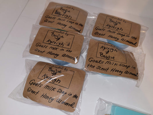 Goats Milk Soap Bar (Honey Almond)