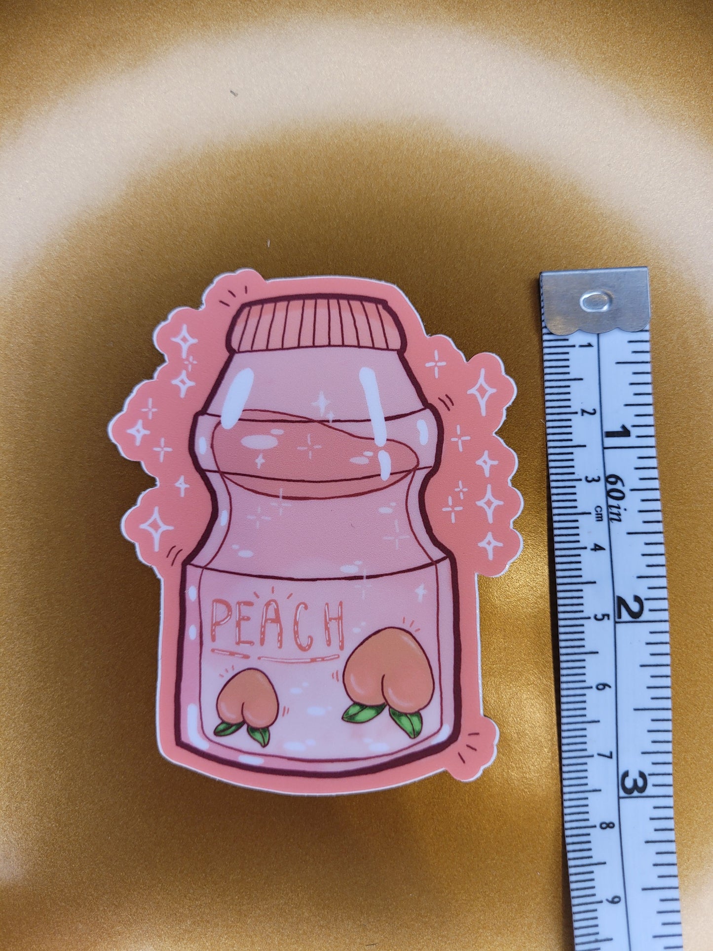 Peach Drink Sticker