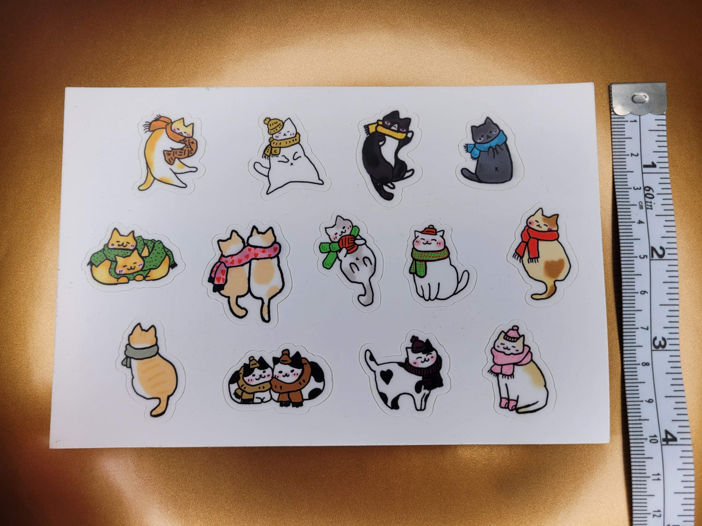 Kozy Kitties Sticker Set