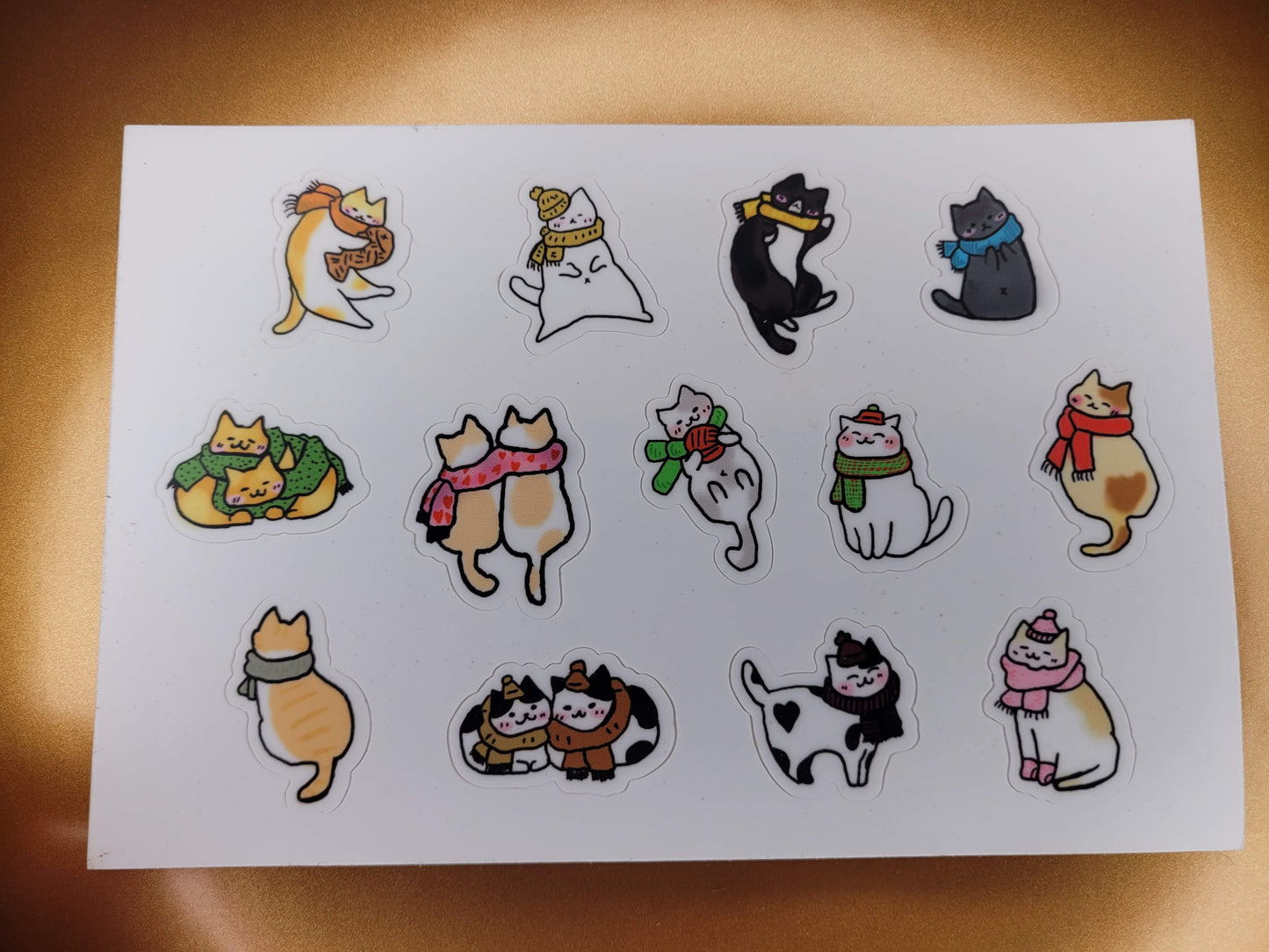 Kozy Kitties Sticker Set