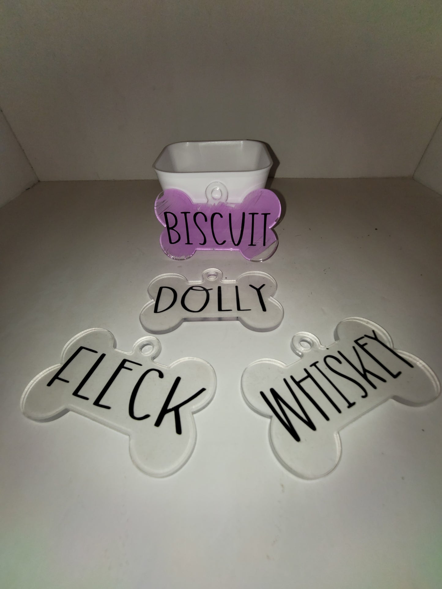 Custom Dog Name Ornaments