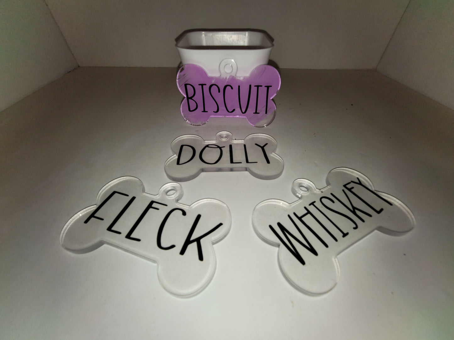 Custom Dog Name Ornaments